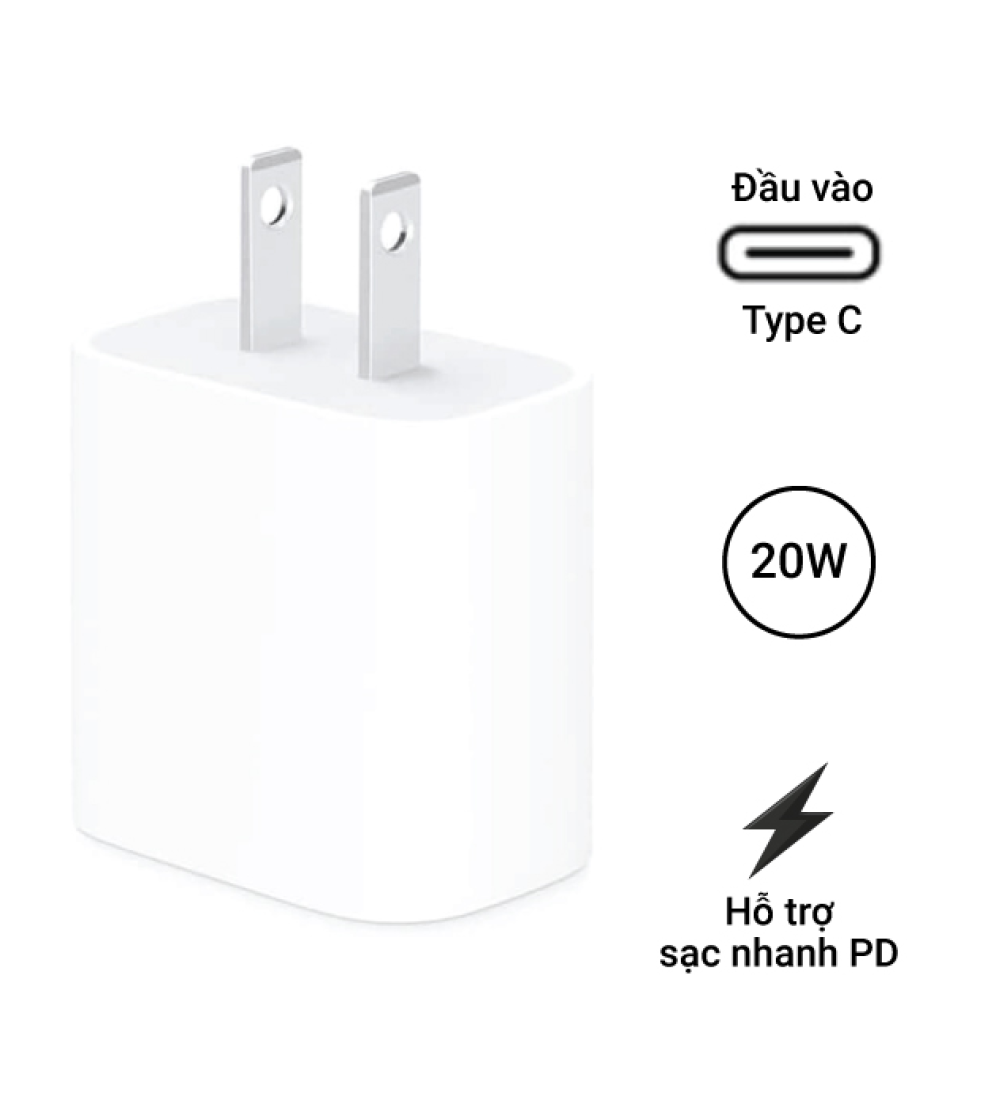 Sạc Type C 20W chính hãng Apple