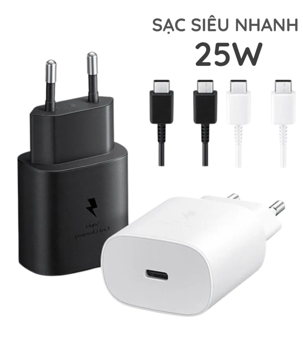 Bộ sạc nhanh 25w type C